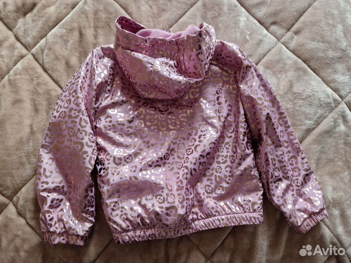 Ветровка на флисе для девочки от 116 см