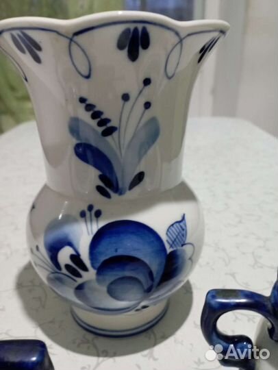 Кувшин, сахарница, штоф