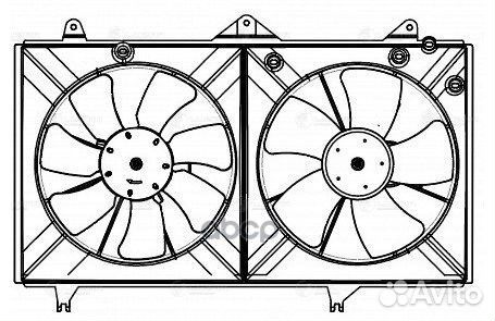 Э/вентилятор охл. для а/м Toyota Camry (XV30)