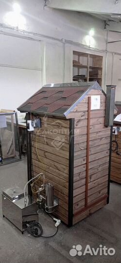 Коптильня холодного копчения. Промышленная