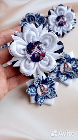 Школьные бантики, для волос, резинки, заколки