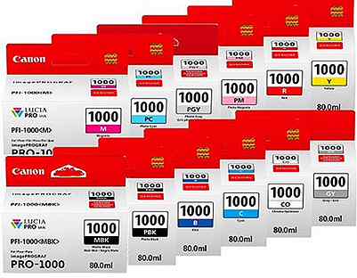 Картриджи Canon PFI-1000, все модели