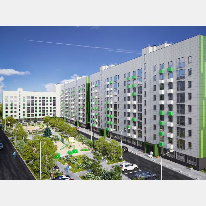 3-к. квартира, 79,6 м², 9/9 эт.