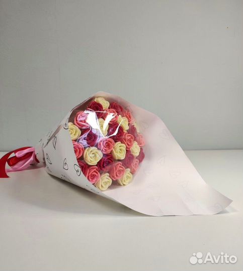 Розы из Бельгийского Шоколада - 29 шт в Букете