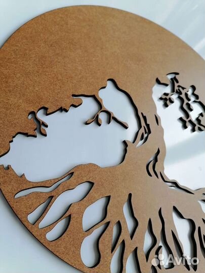 Заготовка для декора мхом Дерево жизни. Панно 35см