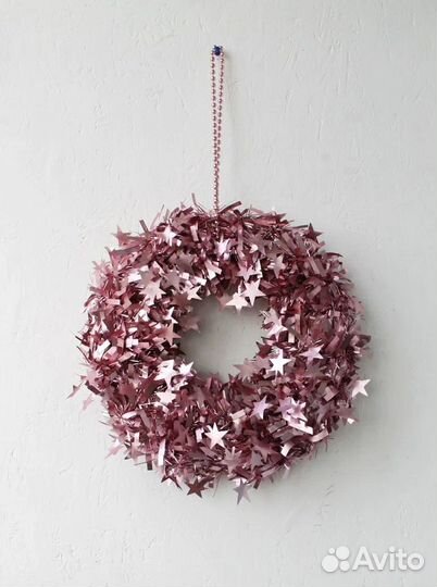 Новогодний венок ручной работы