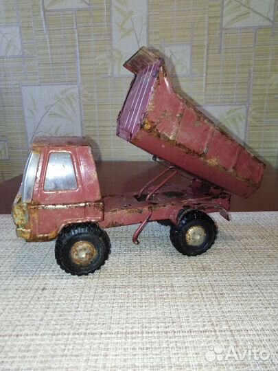 Игрушка СССР, грузовик, самосвал