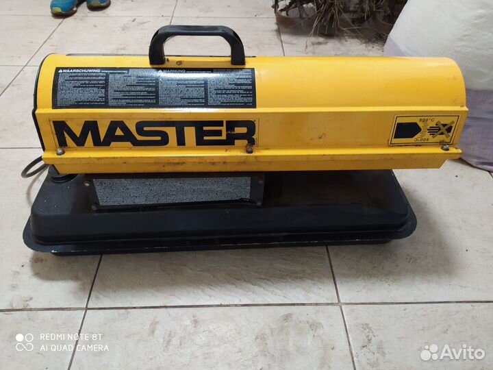 Тепловая пушка master дизельная