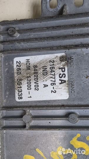 Блок управления двигателем Citroen Xsara-Picasso, 2003