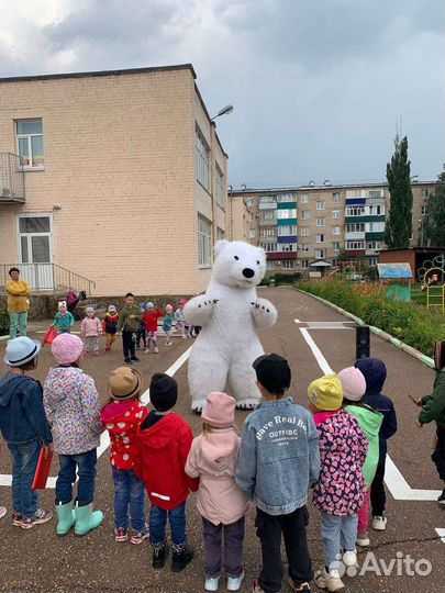 Белый мишка поздравление