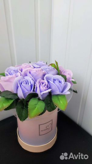 Роза мыльная букетик