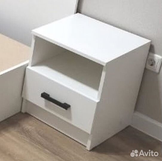 Тумба прикроватная эко Белый