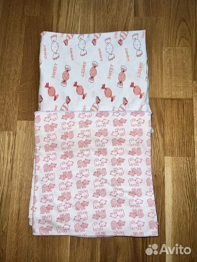 Пеленки детские (хлопок, трикотаж) 90x100, 100x120