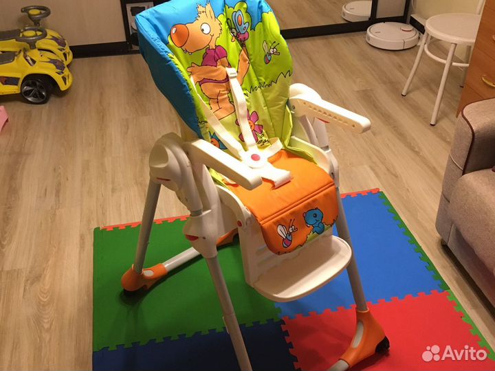 Стульчик для кормления chicco polly