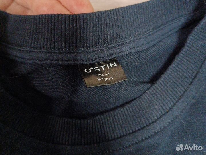 Школьная форма синяя рубашка жилетка для девочки