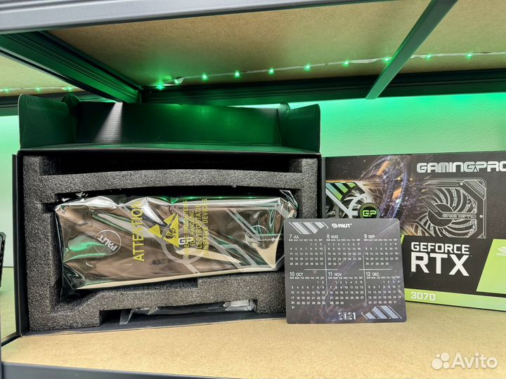 Новая Видеокарта Palit GeForce RTX 3070 GamingPro