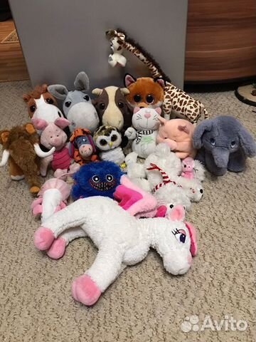 Мягкие игрушки пакетом