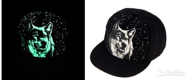 Бейсболка с люминесцентным покрытием