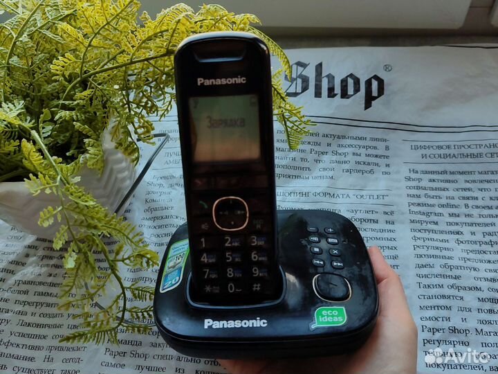 Беспроводной телефон dect Panasonic № KX-TG5521RU