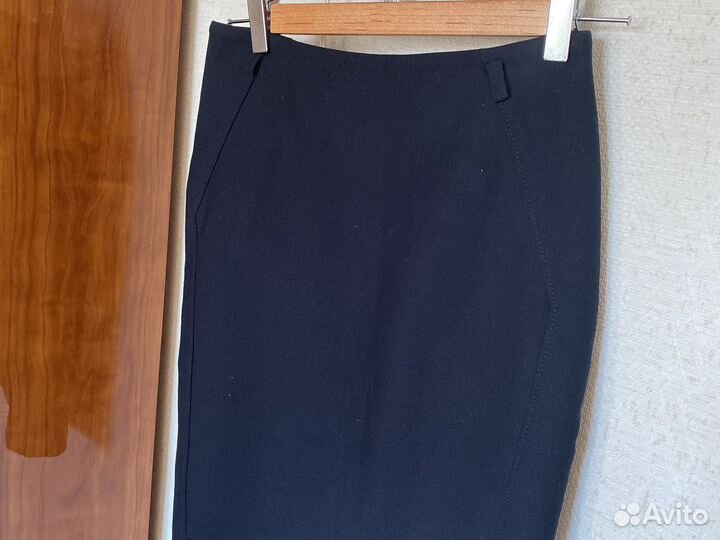 Темно-синяя юбка карандаш novena 42 р
