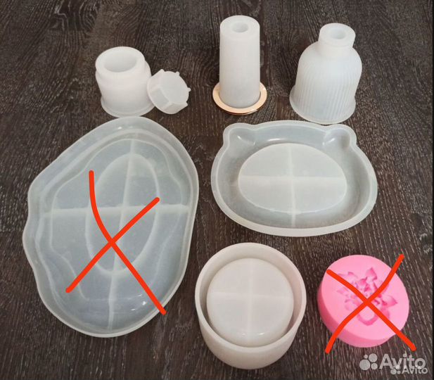 Силиконовые формы для гипса и эпоксидной смолы