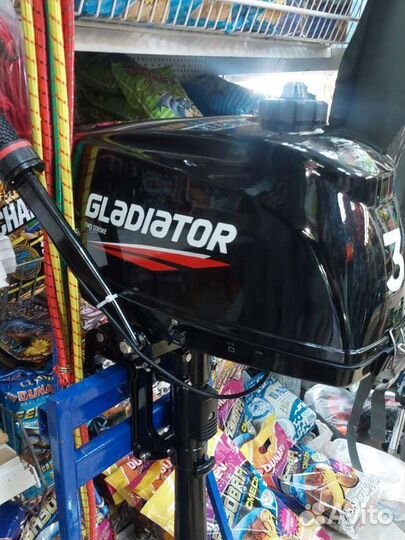 Мотор лодочный gladiator 3