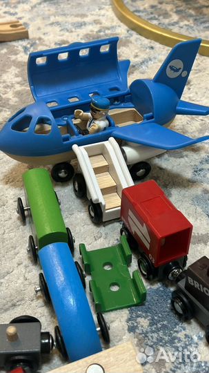 Деревянная железная дорога brio и IKEA