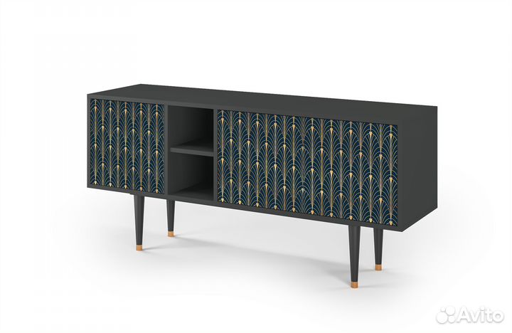 Тв-тумба T5 - Антрацит - Flower of the Nile