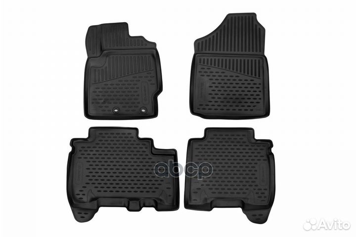 Коврики 3D в салон полиуретан 4 шт. element3D02