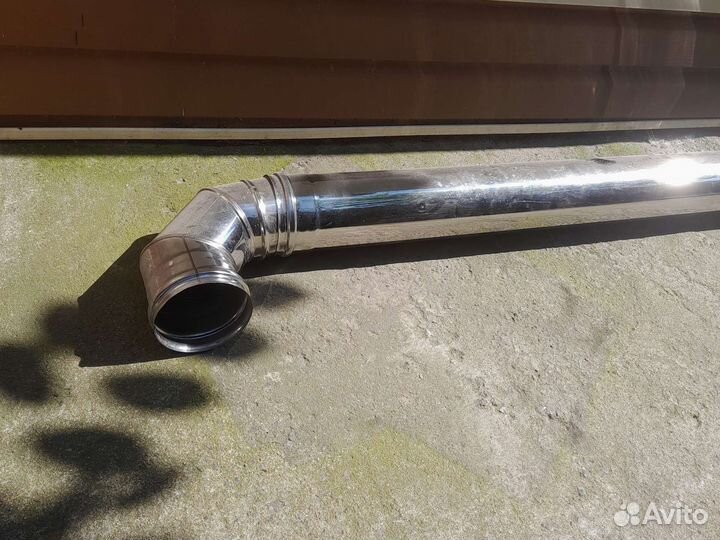 Для дымохода и вытяжки отводы, трубы оцинковка