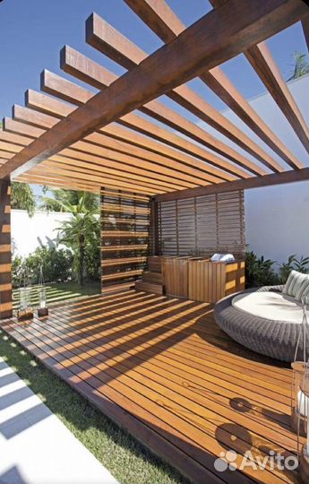 Пергола. Беседка. Навес. Бунгало