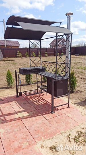 Мангал цельносварной