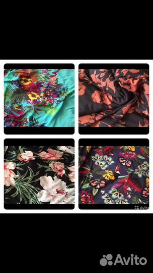 Отрез ткани шелк