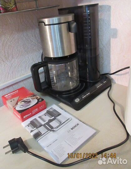 Кофеварка капельная Bosch 8633 с фильтрами