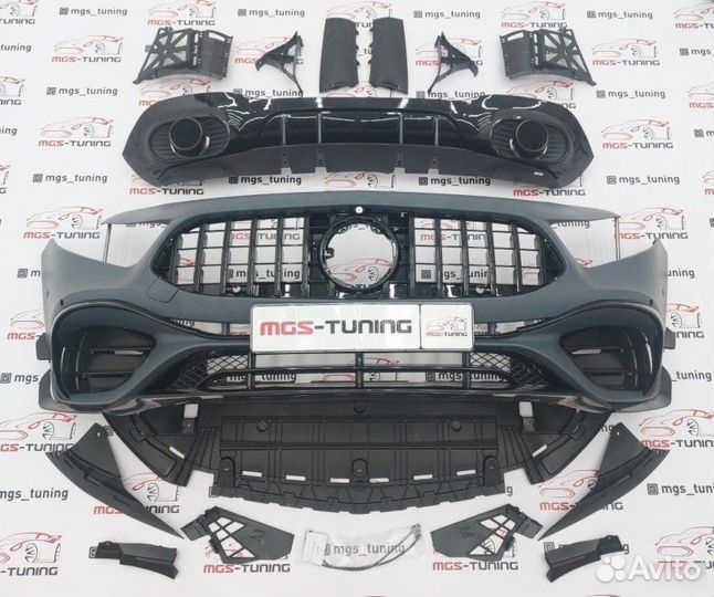 Обвес Mercedes A-Class w177 стиль A35 AMG хэтчбек