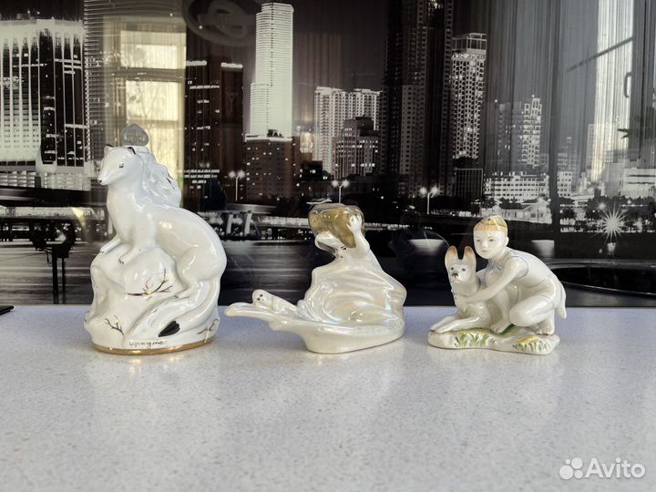 Фарфоровая статуэтка СССР Байкал и Ангара