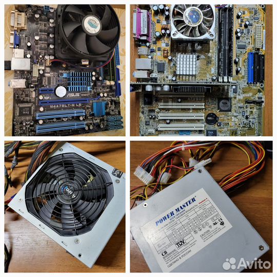 Материнская плата с процессором