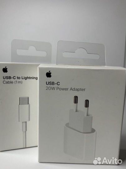 Адаптер для iPhone 20w + кабель 1 м 1000 +300