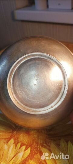 Конфетница мельхиор СССР