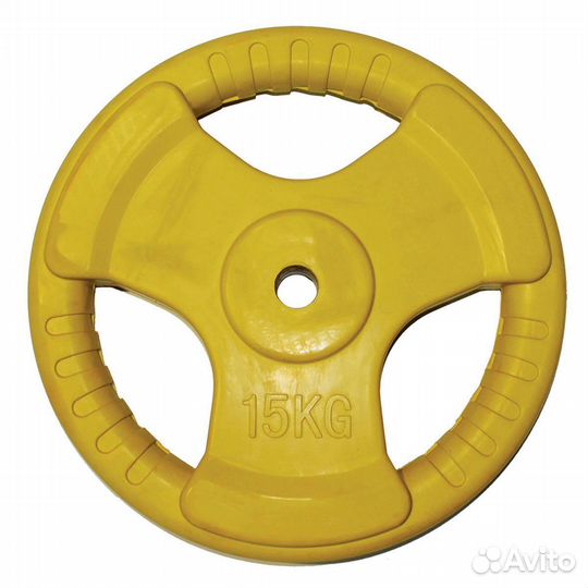 Диск обрезиненный 3 handle цветной D26 мм profi-FI