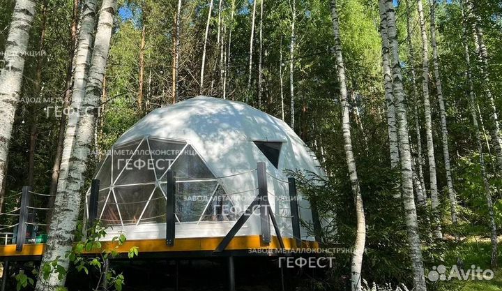 Глэмпинг, всесезонный шатер