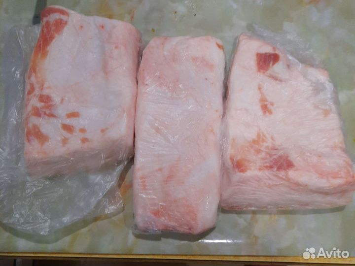 Сало свежее домашнее