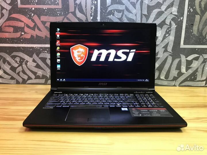 Мощный ноутбук MSI Core-i7/GTX/SSD/12Gb+рассрочка