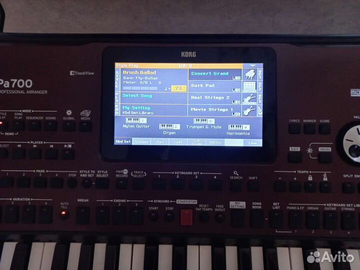 Синтезатор korg pa 700
