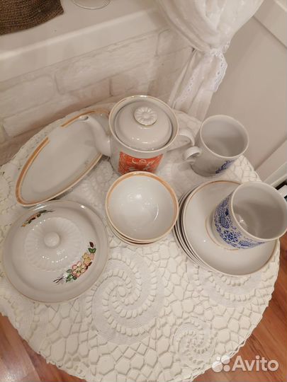 Фарфоровая посуда СССР дулево