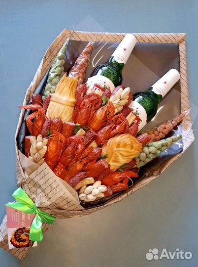 Мужской набор подарок букет