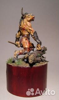 Оловянный солдатик Минотавр, миниатюра, статуэтка