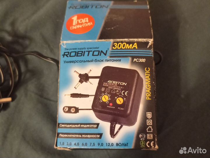 Универсальный блок питания robiton PC300