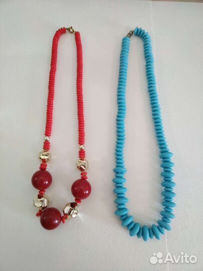 Бусы, бижутерия СССР, винтаж