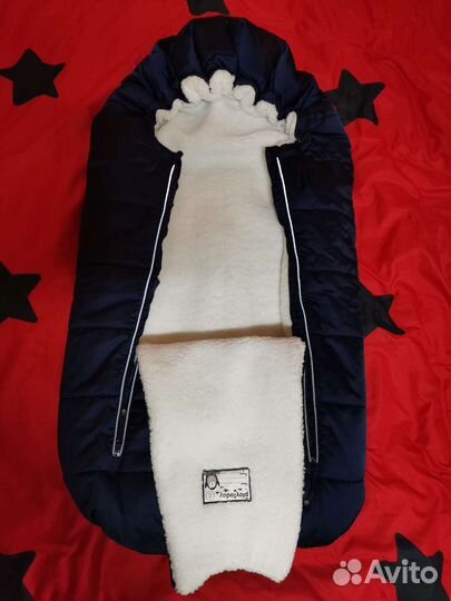 Конверт зимний на выписку/в коляску /санки